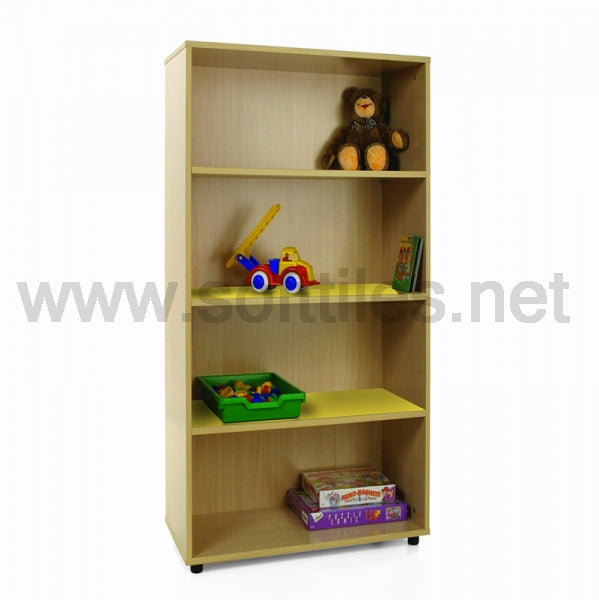 وحدة رفوف بأربعة أرفف