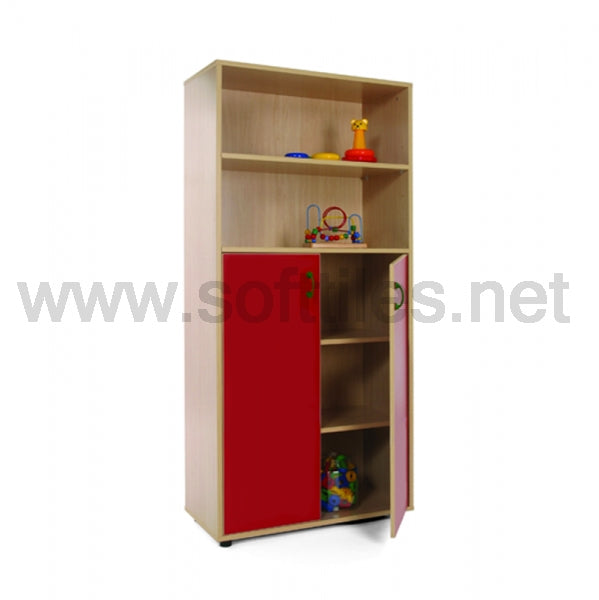 Two Shelves And Cupboard
