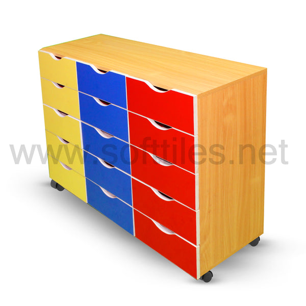 15 Drawer Storage Unit