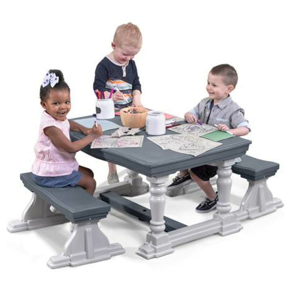 3 Piece Farmhouse Table & Bench Set™