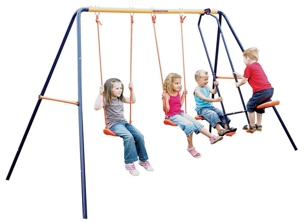 Two Single Swings & Glider Set