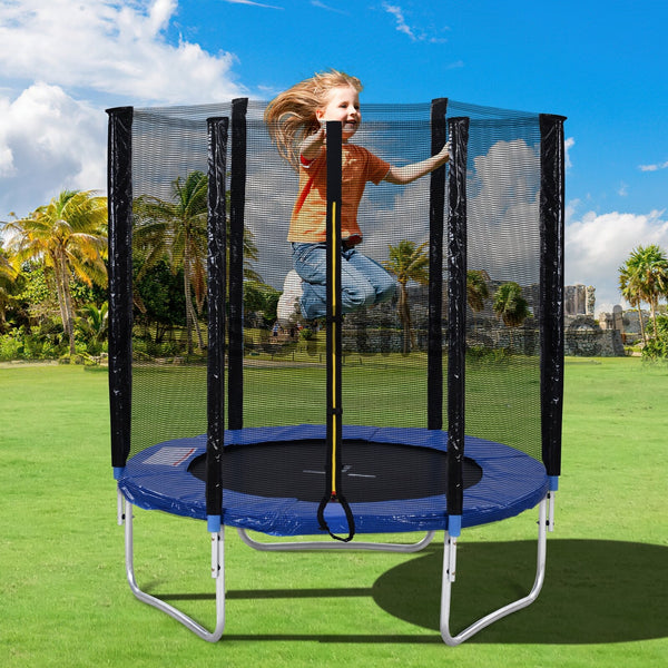6FT Trampoline with Safety Enclosure Net