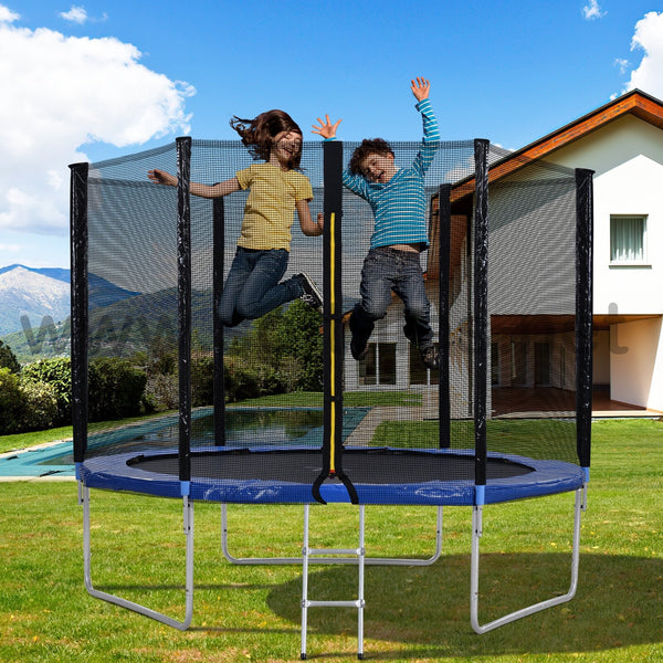 10FT Trampoline with Safety Enclosure Net