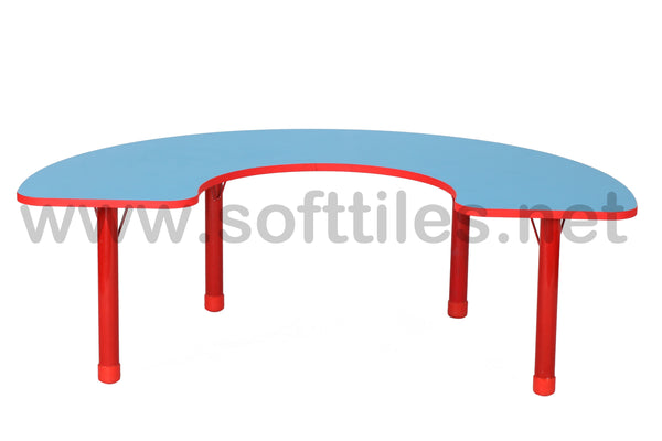Half Moon Table 120×60 cm